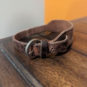 Men's leather bracelet